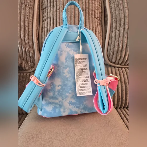 Disney Parks Eats Collection Mickey Macaron Loungefly Mini Backpack - Picture 10 of 13